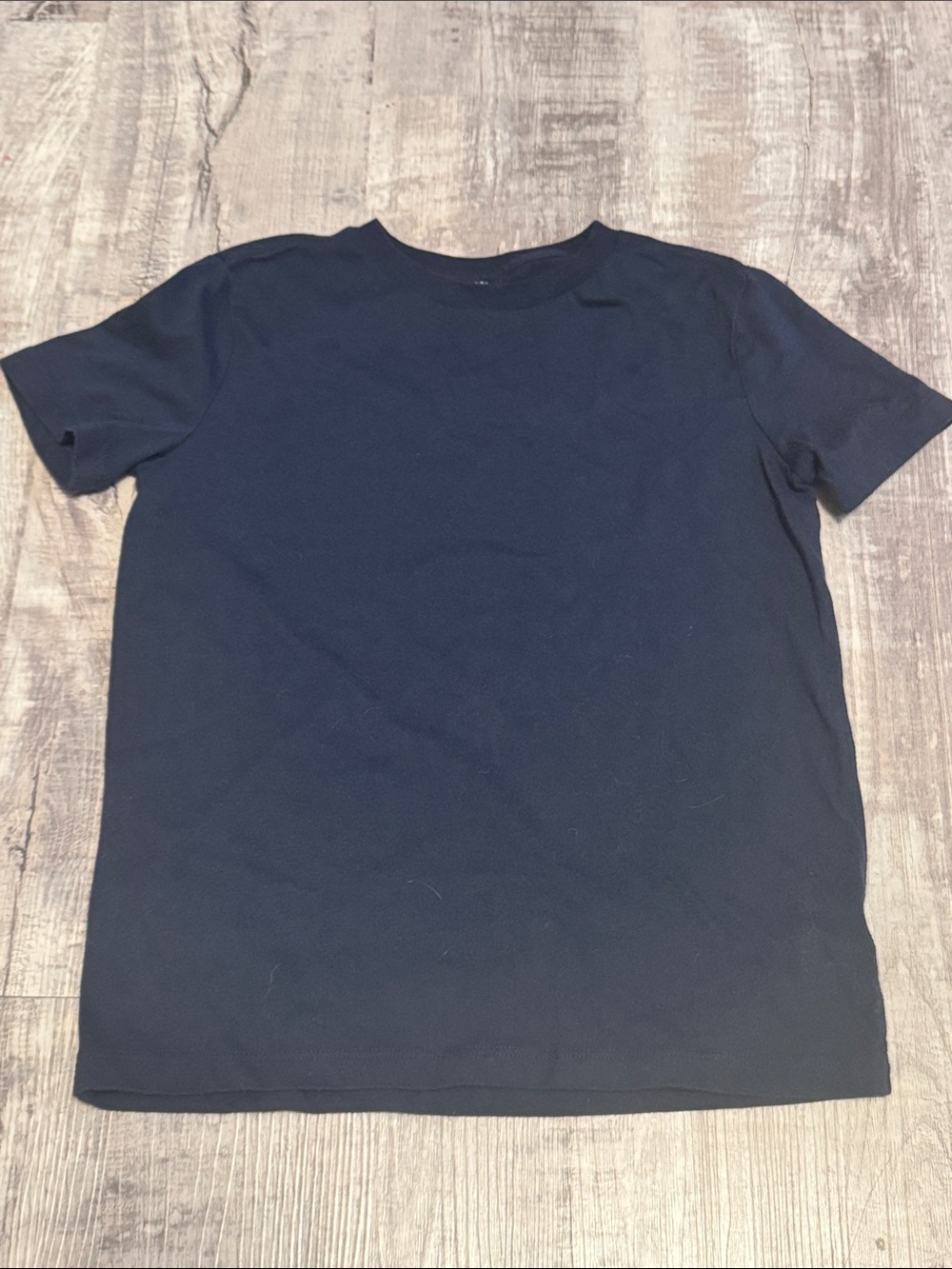 Youth Navy Crew Neck T-Shirt